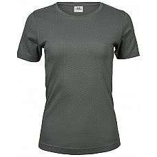 Powder Grey Ladies' Interlock Tee