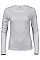 White Ladies' Long Sleeve Interlock Tee