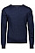 Navy Men's Crew Neck Knitted Sweater