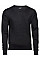 Black Men's V Neck Knitted Sweater