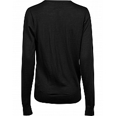 Black Women's Crew Neck Sweater