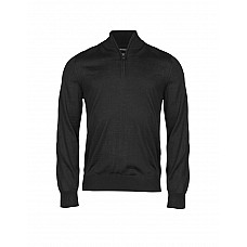 Black Mens Half Zip