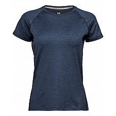 Navy Melange Ladies' CoolDry Tee