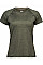 Olive Melange Ladies' CoolDry Tee