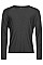 Black Melange  Long Sleeve CoolDry Tee