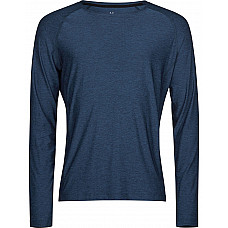 Navy Melange  Long Sleeve CoolDry Tee