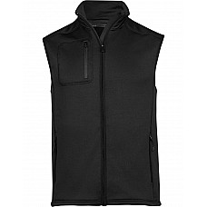 Black Men's Stretch Fleece Bodywarmer