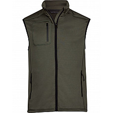 Deep Green Men's Stretch Fleece Bodywarmer