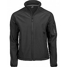 Black Men's Lightweight Performance Softshell