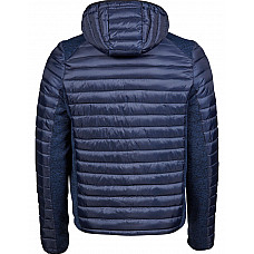 Navy/Navy Melange Men's Hooded Outdoor Crossover