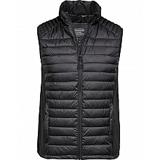 Black/Black Men's Crossover Bodywarmer