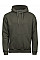 Deep Green Men's Hooded Sweatshirt