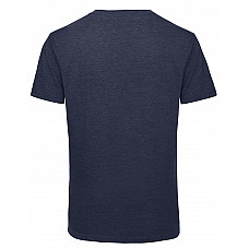 Heather Navy Men's Triblend V-Neck Tee