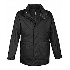 Black Men's Vortex HD 3-in-1 System Parka