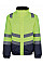 Hi-Vis Yellow/Navy Pro Hi Vis Bomber Jacket