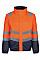 Hi Vis Orange/Navy Pro Hi Vis Bomber Jacket