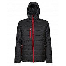 Black/Classic Red Men's Navigate Thermal Jacket