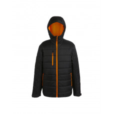 Black Orange Pop Men's Navigate Thermal Jacket