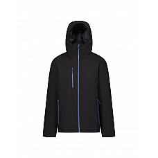 Black/New Royal Mens Navigate Insulated Waterproof Jacket