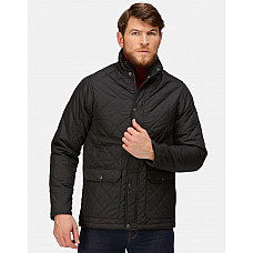 Black Men's Tyler Quilted Jacket