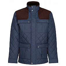 Navy Padbury Quilted Jacket