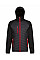 Black/Classic Red Men's Navigate Thermal Hybrid Jacket