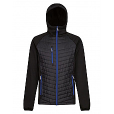 Black/ New Royal Men's Navigate Thermal Hybrid Jacket