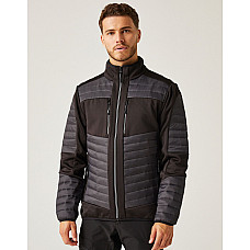 Ash/Black E-Volve Thermal Hybrid Jacket