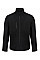 Black/Black Ablaze 3 Layer Printable Softshell Jacket