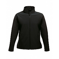 Black/Black Ablaze Women's Printable Softshell