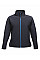 Navy/ French Blue Ablaze Women's Printable Softshell