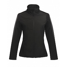 Black/Black Women's Octagon II 3 Layer Membrane Softshell