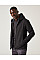 Black/Seal Navigate 2-Layer Hooded Softshell Jacket