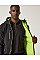 Black/Lime Navigate 2-Layer Hooded Softshell Jacket