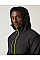 Black/Lime Navigate 2-Layer Hooded Softshell Jacket