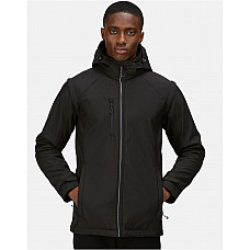 Black/Black Men's Erasmus 4-In-1 Softshell Jacket