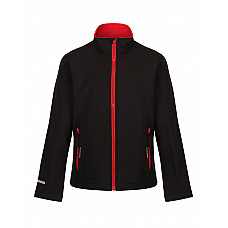 Black/Classic Red Ablaze 2 Layer Softshell