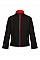 Black/Classic Red Ablaze 2 Layer Softshell