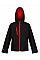 Black/Classic Red Ablaze 3 Layer Softshell