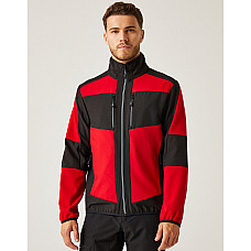 Classic Red/Black E-Volve Unisex 2 Layer Softshell Jacket