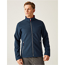 Navy/Classic Red Ascender Two Layer Softshell Jacket