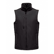 Black/Black Flux Men's Softshell Bodywarmer