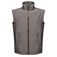 Seal Grey/Black Ablaze Men's Printable Softshell Bodywarmer