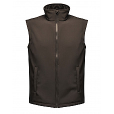 Black/Black Ablaze Men's Printable Softshell Bodywarmer