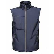 Navy Octagon II Men's 3 Layer Printable Softshell Bodywarmer