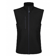 Black Recycled Printable Softshell Bodywarmer