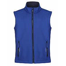 New Royal/ Navy Ablaze Softshell Bodywarmer