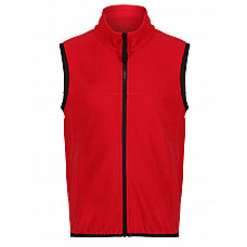 Classic Red/Black Micro Fleece Bodywarmer