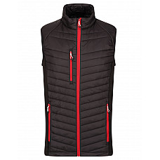 Black/Classic Red Men's Navigate Hybrid Bodywarmer