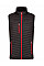 Black/Classic Red Men's Navigate Hybrid Bodywarmer